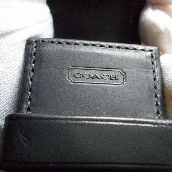 **SOLD** Vintage Coach Pen Case NIB in Black, 8592 / 4592 - Picture 9 of 15